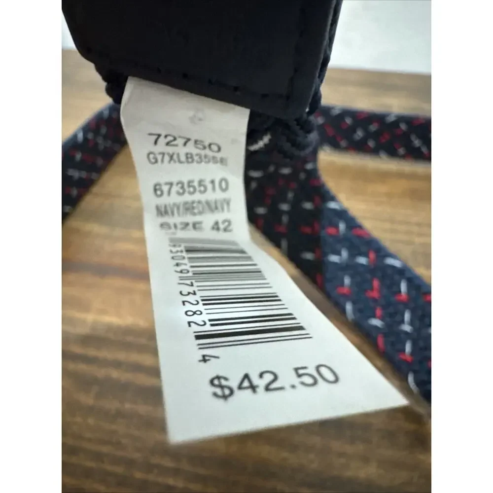 Greg Norman Multi-Braided Canvas Belt Size 42 (Navy)